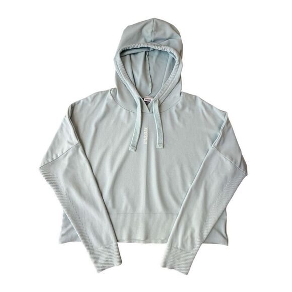 GYMSHARK Women’s Pause Hoodie In Light Sea foam Size M - Picture 6 of 9
